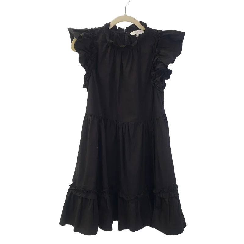 Unbeatable Prices House of Harlow 1960  Black Flutter Sleeve Tiered Mini Dress Size XS/S