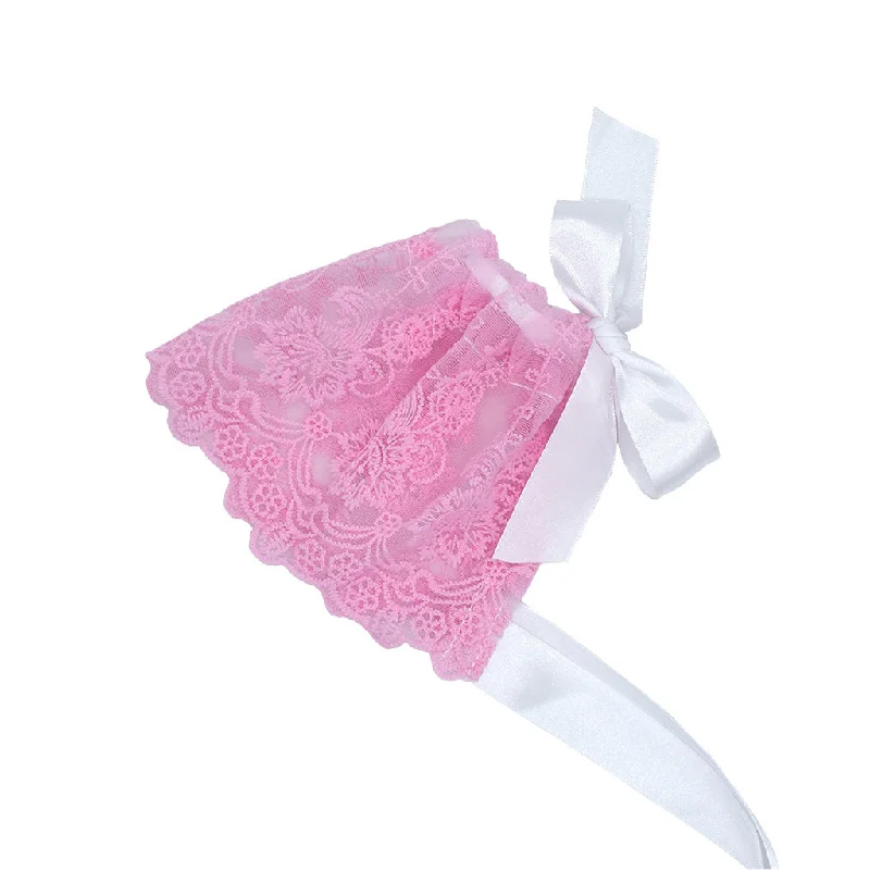 The Best Prices Maxbell Infant Baby Girls Lace Floral Jumpsuit Romper Hat Bonnet Photo Prop Beanie Cap