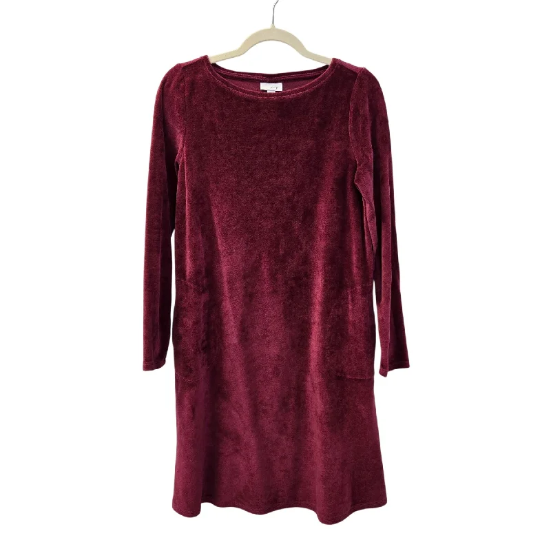 Crazy Deals J. Jill Pure Jill Velour Velvet Long Sleeve Shift Dress Size XS