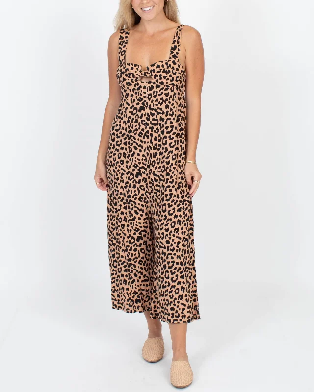 Savings Alert "Jenny" Leopard Jumpsuit