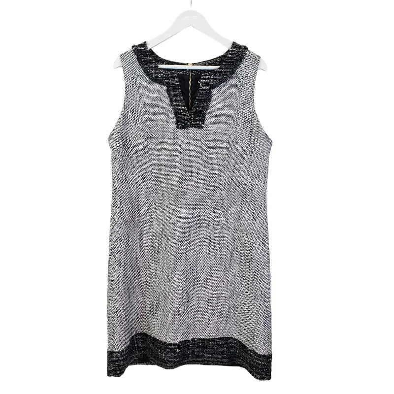 Don't Wait Karl Lagerfeld Tweed Sleeveless Shift Dress Size Large (est)