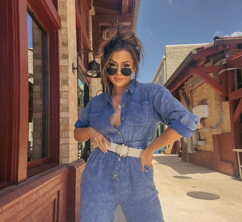 Special Offer Katy Jumpsuit - Blue