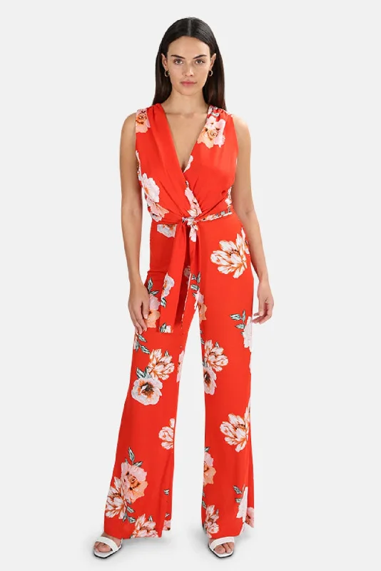 Steals and Deals Kimora Jumpsuit- Poppy Floral