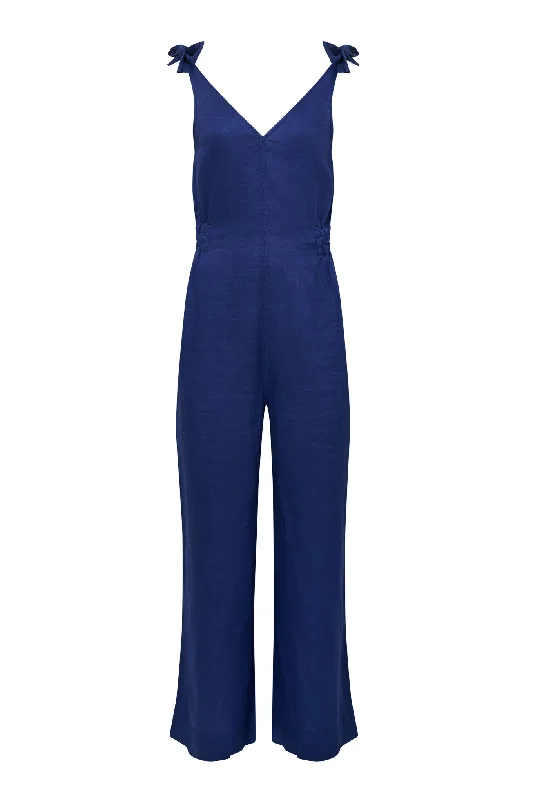 Don't Wait Floss Jumpsuit Navy Blue