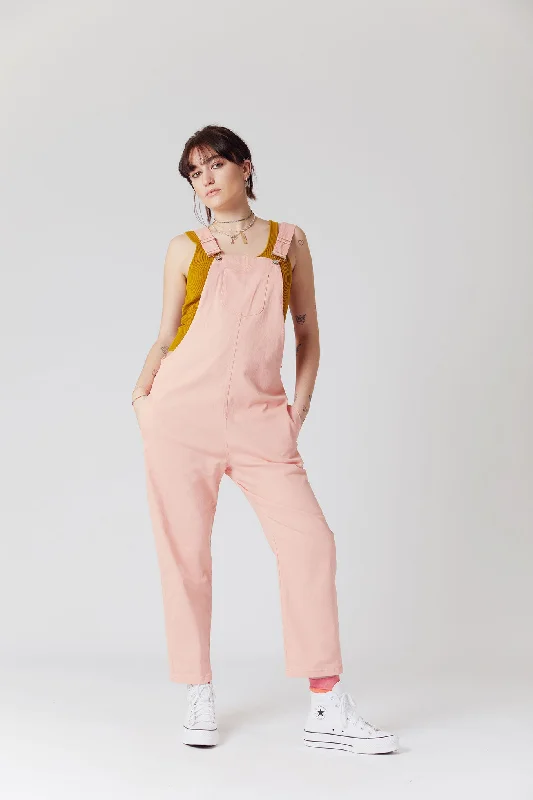 Limited Quantity Joy Cotton Dungarees True Pink