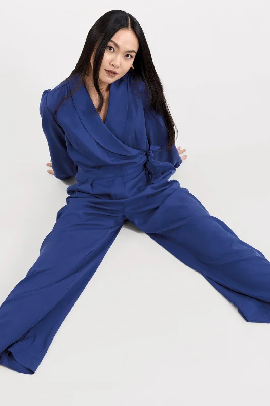 Daily Deals Kangra Tencel Jumpsuit Navy