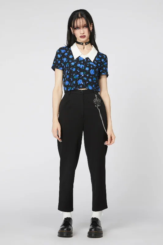 Limited Availability Le Rose Chain Pleated Pant