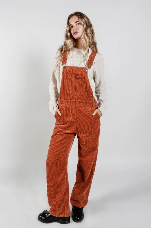 Take Advantage LENI Organic Cotton Corduroy Dungaree - Ginger