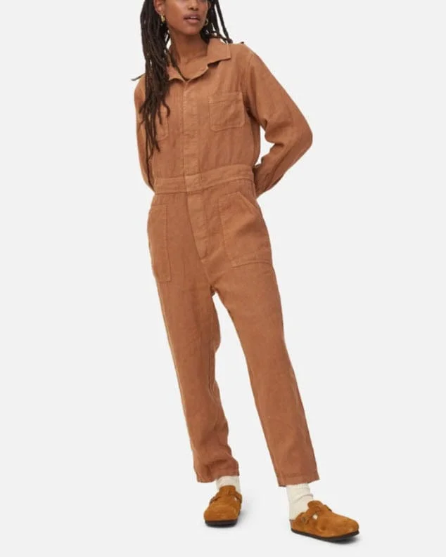 Loyalty Reward "Linen Long Sleeve Jumpsuit"
