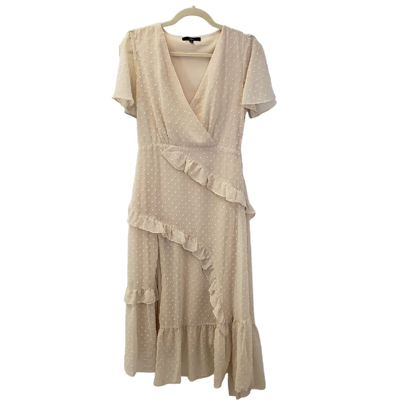 Buy Now Lulus Next to You Swiss Dot Tiered Ruffle Hem Midi Dress Size Small