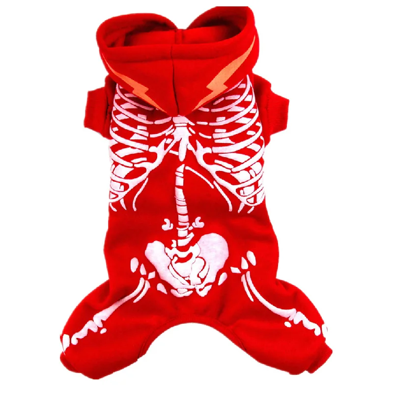 Special Savings Maxbell Luminous Dragon Lightening Jumpsuit Dog Pet puppy Clothes Costume XL Red
