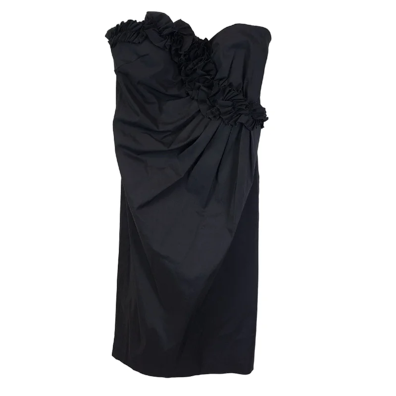 Bargain Bin Maggy London Strapless Ruffle Embellished Cocktail Dress Size 8 (est)