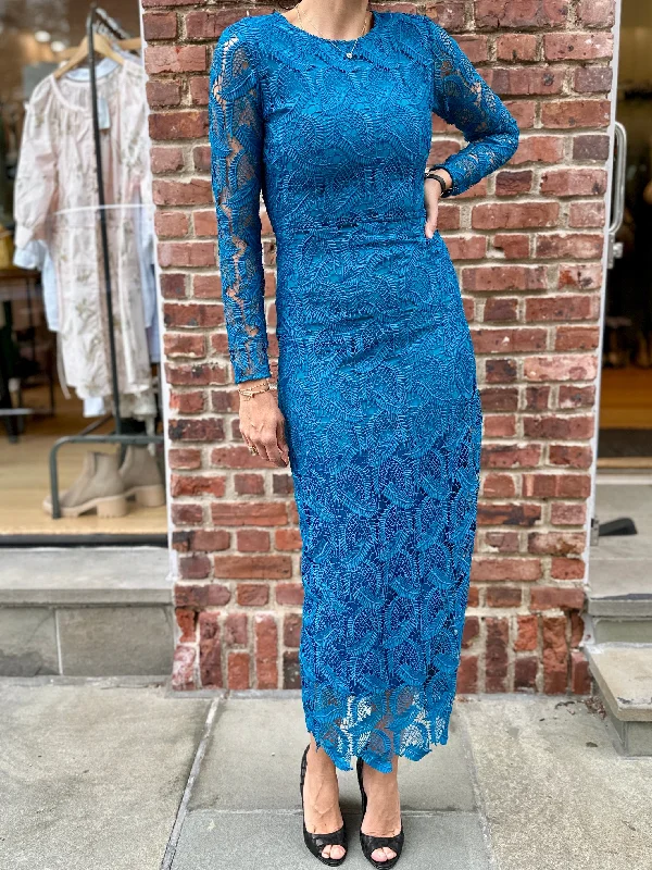 Bargain Prices MAJE LS Long Lace Dress / S-1