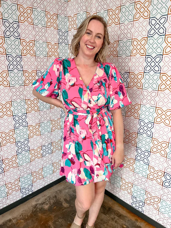 Bargain Prices Make It Girly Dress in Pink