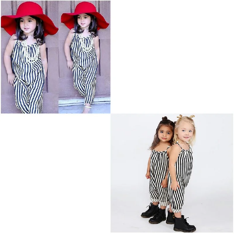 Lowest Prices Kids Baby Girls Stripe Romper Jumpsuit Bodysuit Long Pants Outfits 0-1T Lowest Prices Kids Baby Girls Stripe Romper Jumpsuit Bodysuit Long Pants Outfits 0-1T