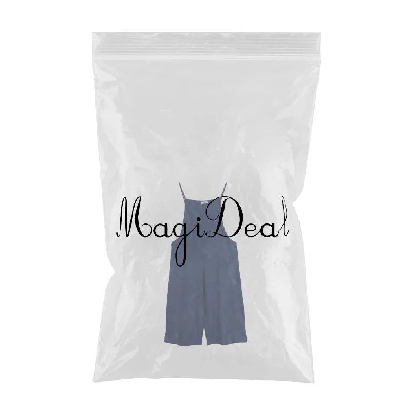 Stock Clearance Women's Loose Linen Suspender Trousers Wide Leg Overalls Jumpsuit Romper XL Blue Stock Clearance Women's Loose Linen Suspender Trousers Wide Leg Overalls Jumpsuit Romper XL Blue