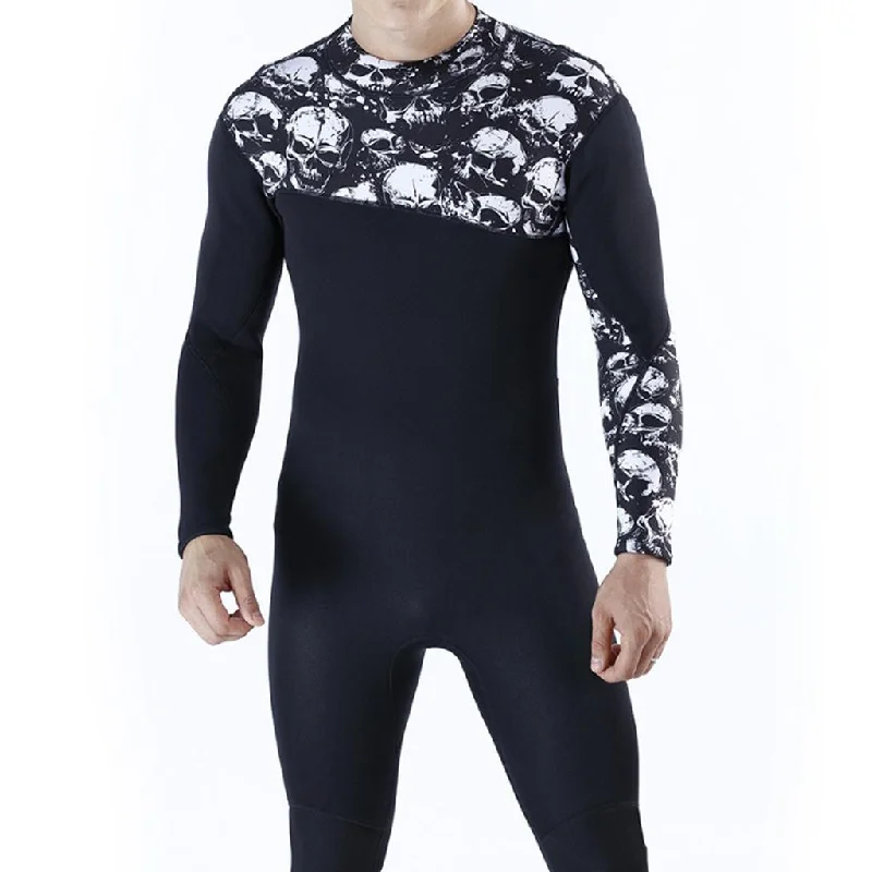 Referral Discount Maxbell Men 3mm Diving Wetsuit One-Piece Long Sleeve Wet Suit Jumpsuit Skull L Referral Discount Maxbell Men 3mm Diving Wetsuit One-Piece Long Sleeve Wet Suit Jumpsuit Skull L