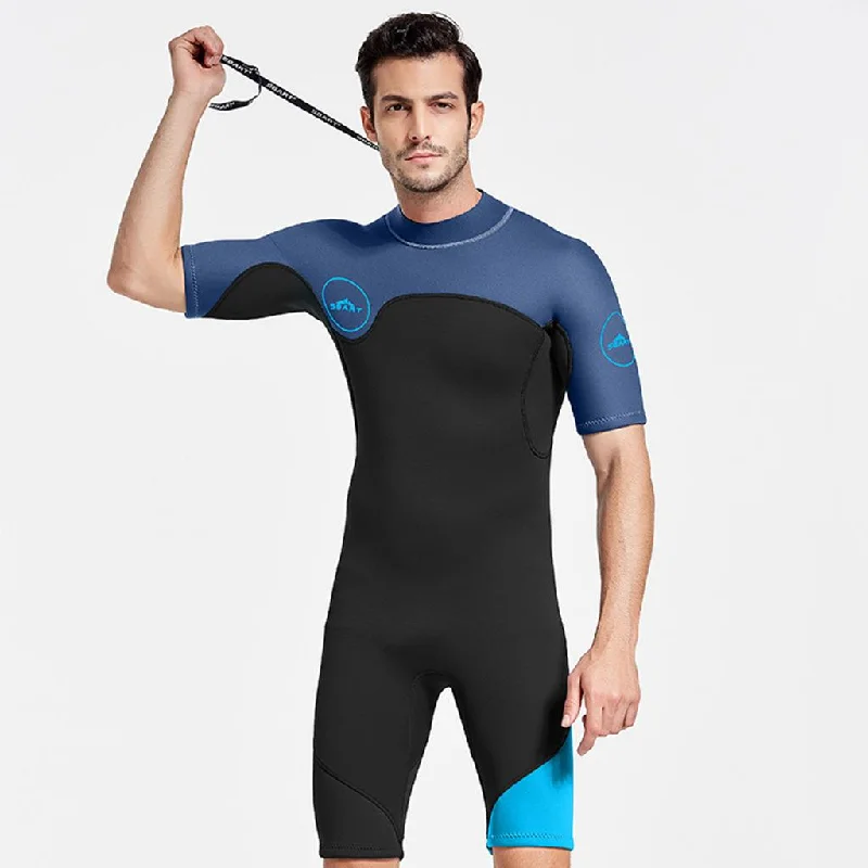 Discount Deals Maxbell Mens 2mm Shorty Wetsuit Diving Snorkeling Swimming Scuba Dive Suit Jumpsuit Dark Blue Black XXL Discount Deals Maxbell Mens 2mm Shorty Wetsuit Diving Snorkeling Swimming Scuba Dive Suit Jumpsuit Dark Blue Black XXL