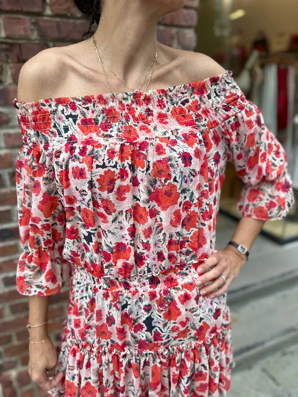 Take Advantage MISA Off the Shoulders Mini Dress / M