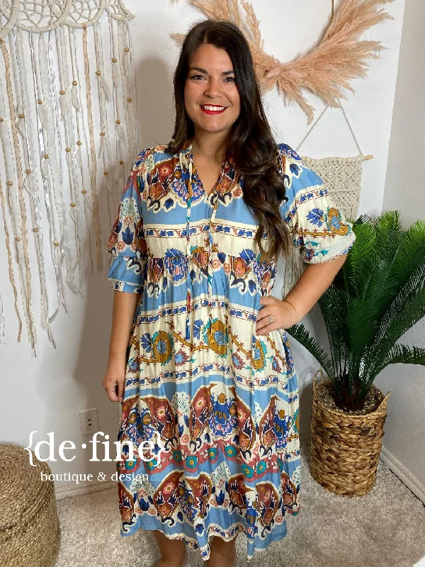 Value Deals Moroccan Vibes Maxi Dress in Regular & Curvy - 2 Colors