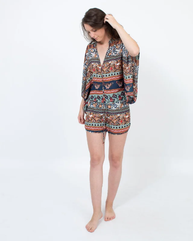 Best Bargains Printed Romper