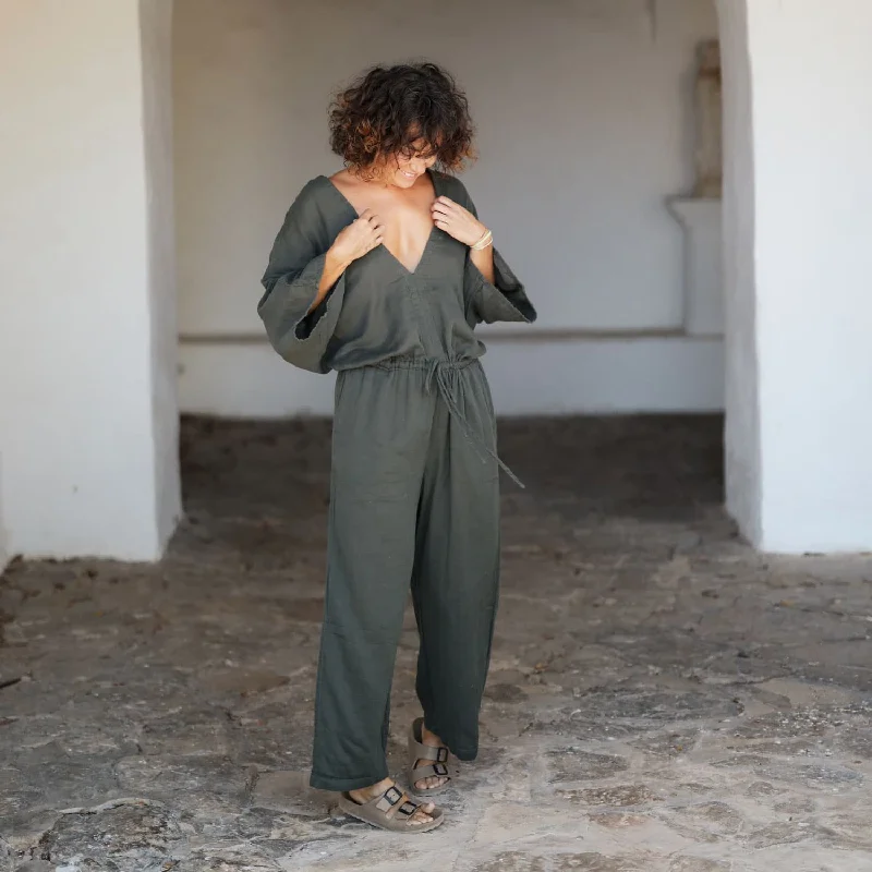 Bargain Prices Nahuel Jumpsuit - Women - DS Double Saloo - S021 Dark Green Grey