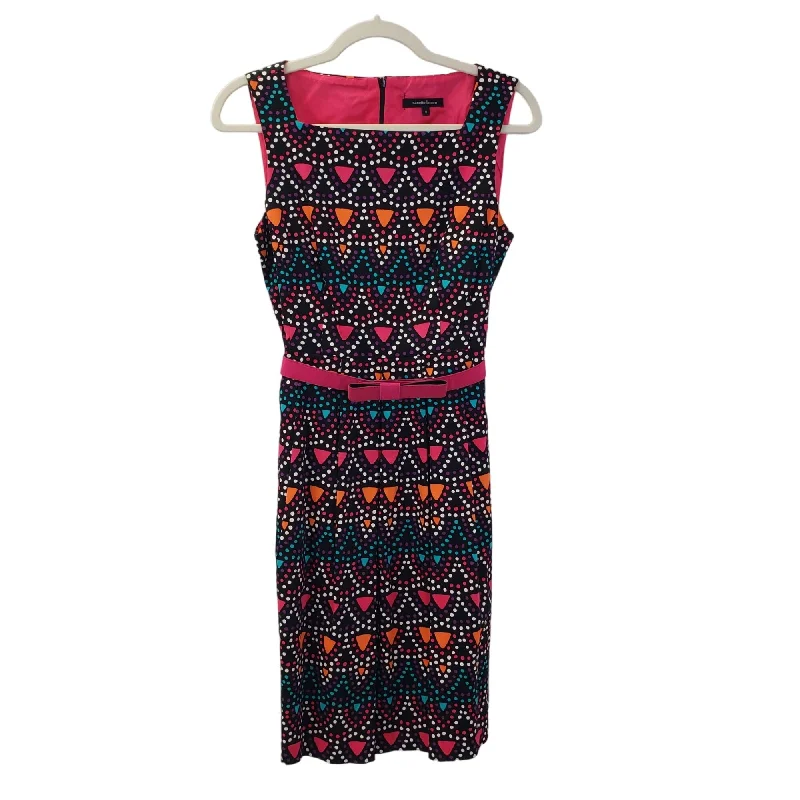 Instant Discount Nanette Lepore Graphic Print Belted Fit & Flare Dress Size 8