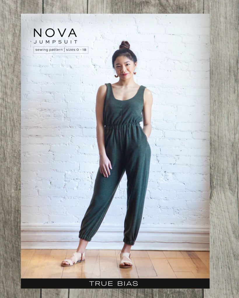 Price Slash Nova Jumpsuit - Sewing Pattern | True Bias | Size 0-18