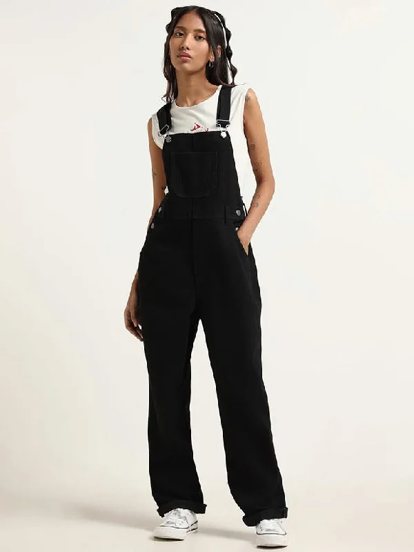 Deal Alert Nuon Black Denim Jumpsuit