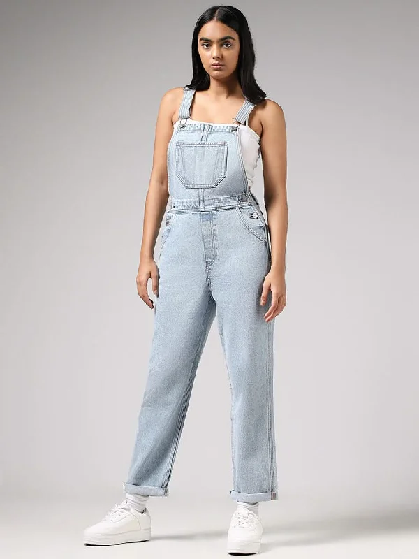 Deal Explosion Nuon Ice Blue Denim Dungaree