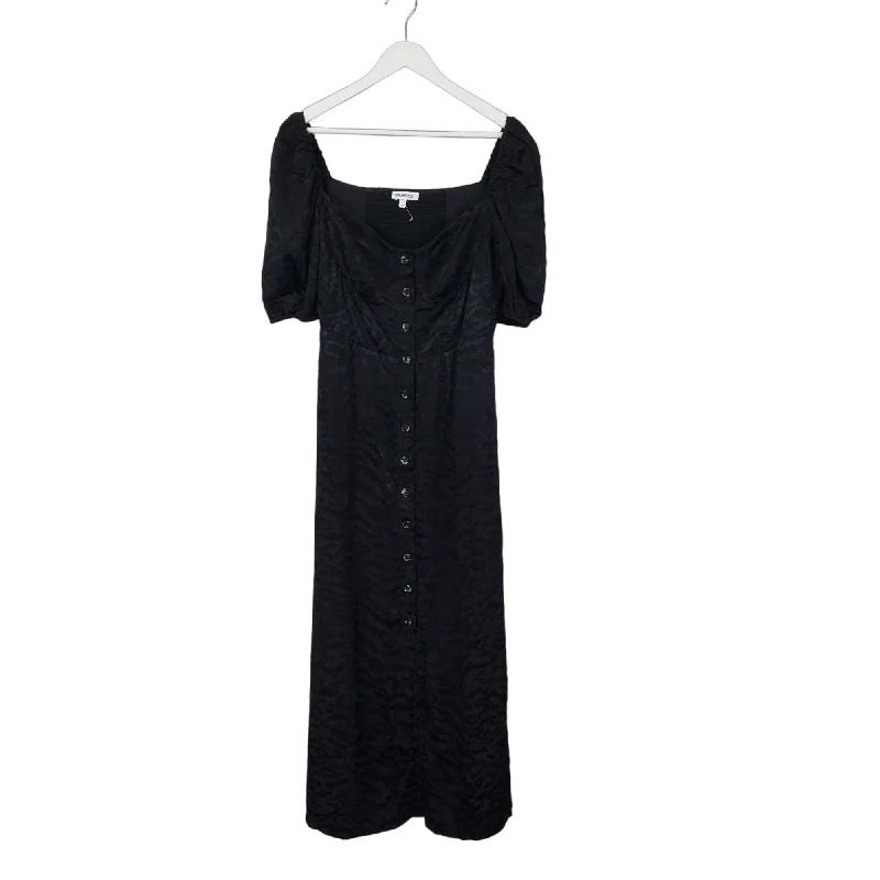 Final Clearance NWOT Good American Corset Puff Sleeve Maxi Dress Size 3/Medium