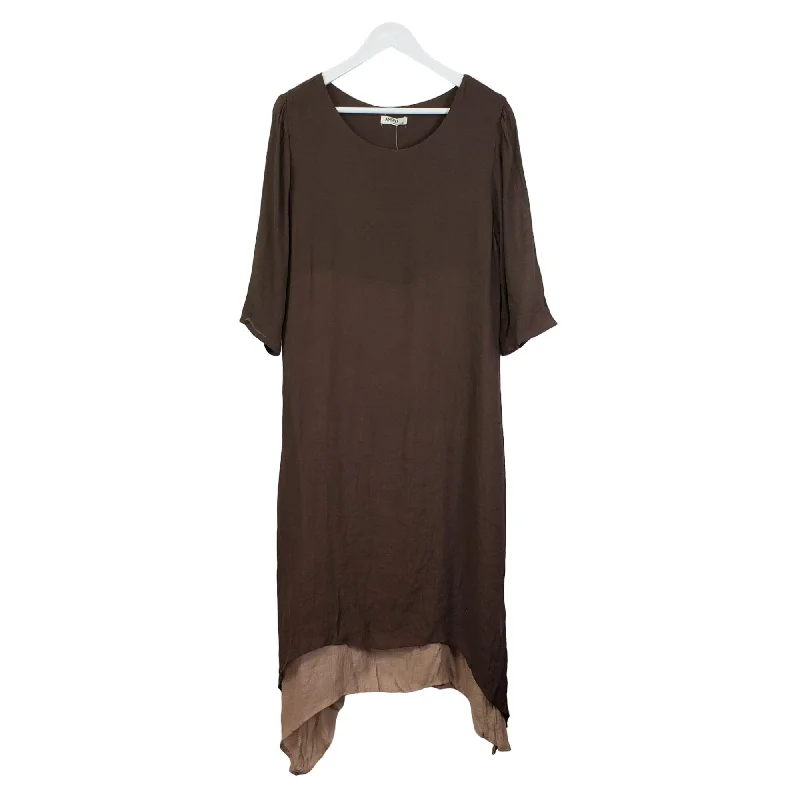 Seasonal Sale NWT Anself Handkerchief Tiered Hem Boho Midi Dress Size Large