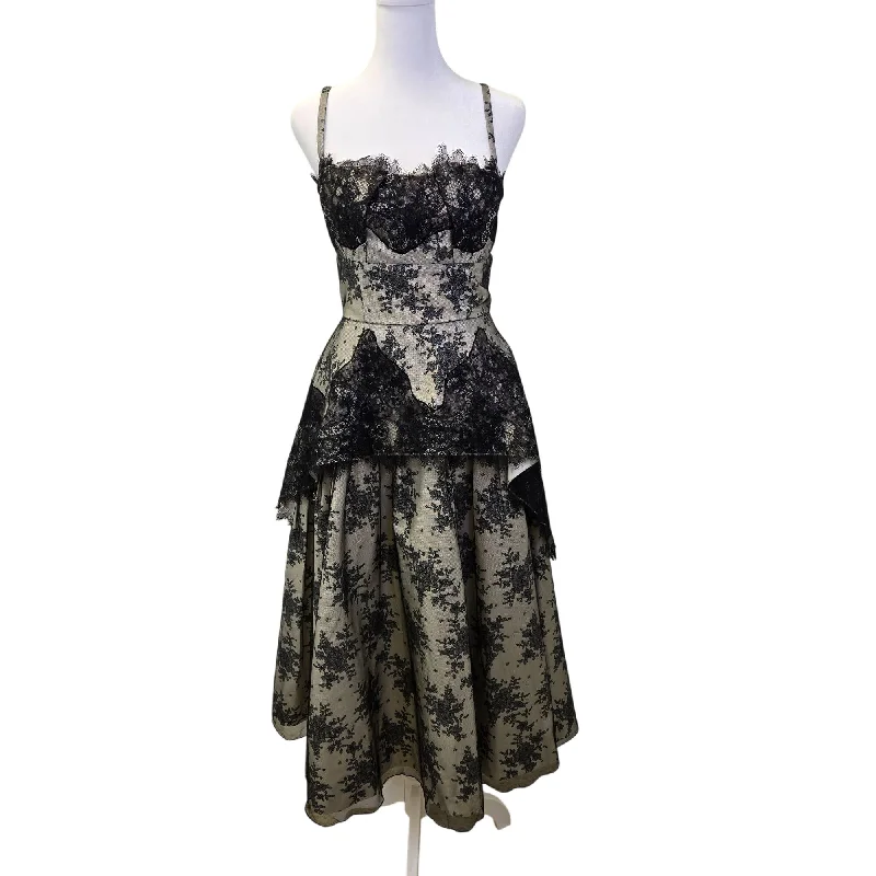 Sale Event NWT Mirror of Venus Trompe L’oeil Peplum Midi Dress for Anthropologie Size 0 Sale Event NWT Mirror of Venus Trompe L’oeil Peplum Midi Dress for Anthropologie Size 0