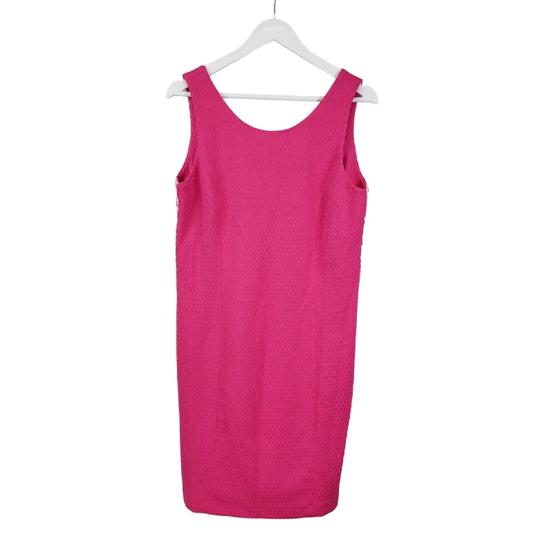 Great Deals NWT Pappagallo Textured Lace Trim Shift Dress in Lipstick Size 6