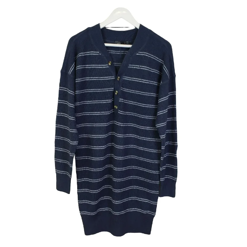 Anniversary Sale NWT Prana Milani Henley Dress in Nautical Stripe Size Large