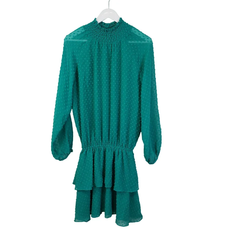 Deal Alert NWT Yumi Kim Class Act Dress in Jewel Emerald Swiss Dot Size Small