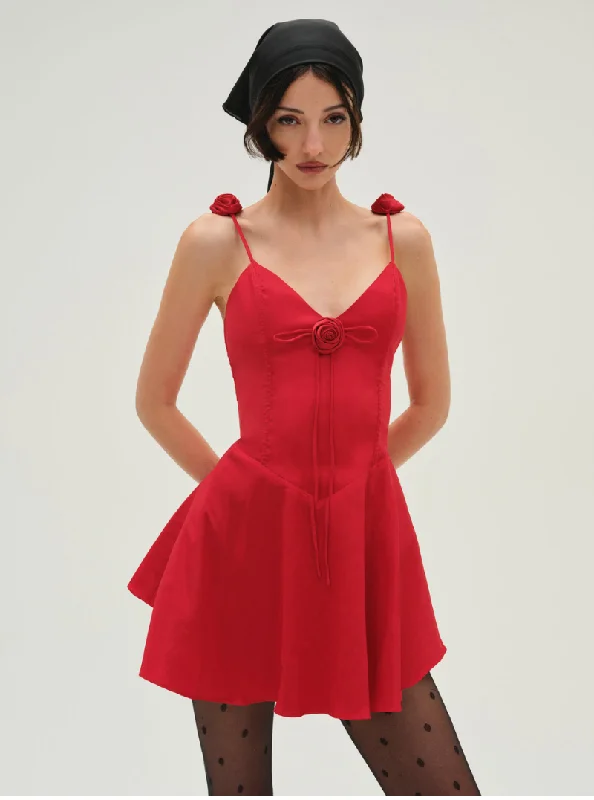 Lowest Price Orsa Mini Dress in Red