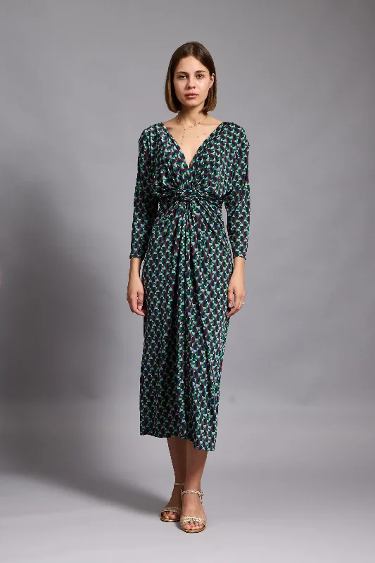 Can't Miss Paola Bf Geometric Dress