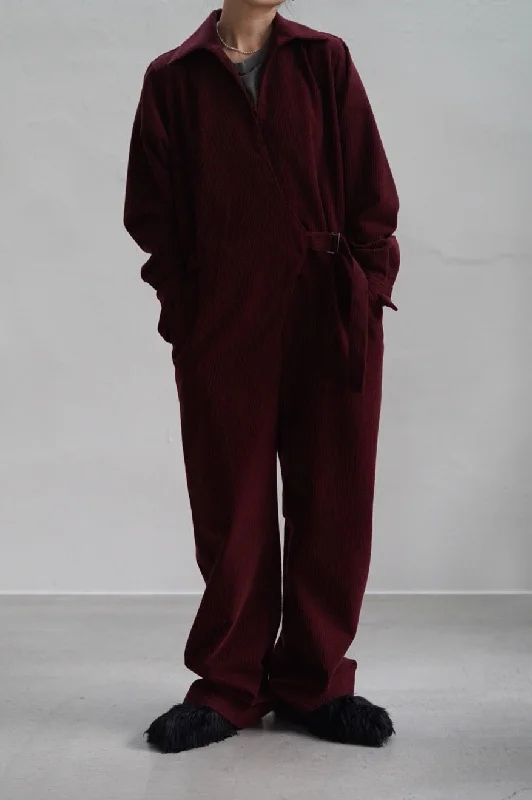 Special Discount pelleq<br>W cord belted jump suit