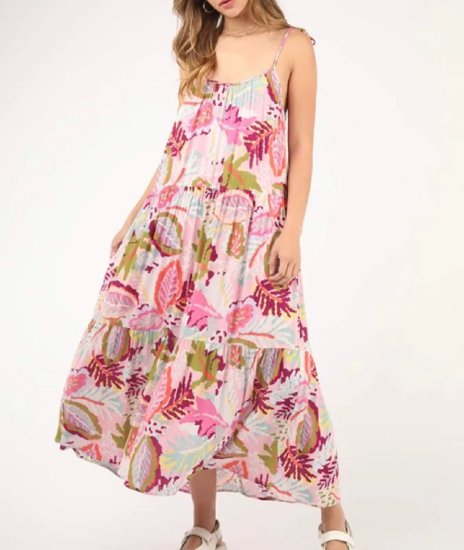 New Markdowns Pink Tropics Dress