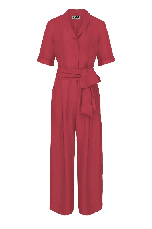 Closeout Planet Rayon Jumpsuit Pink