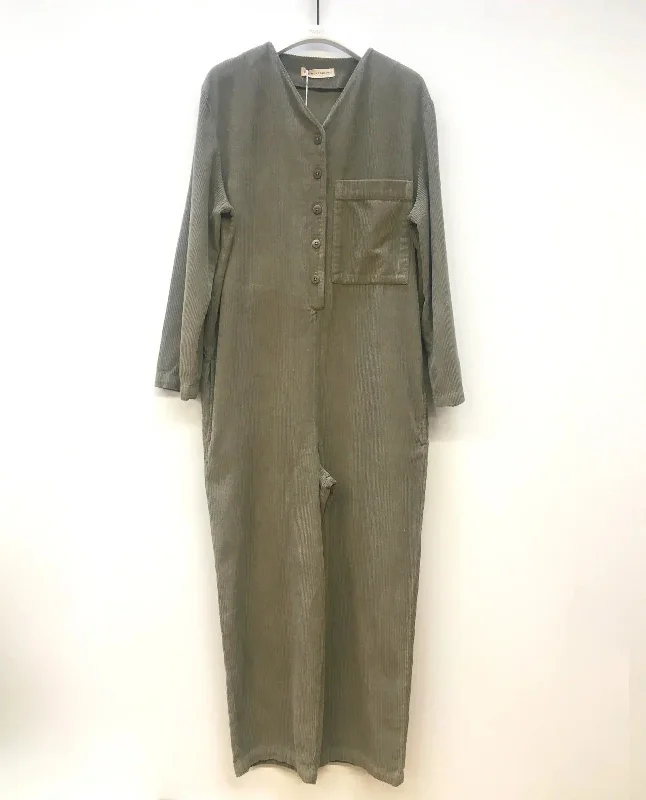 Instant Discount Portia Organic Cotton Cord Jumpsuit - Lichen