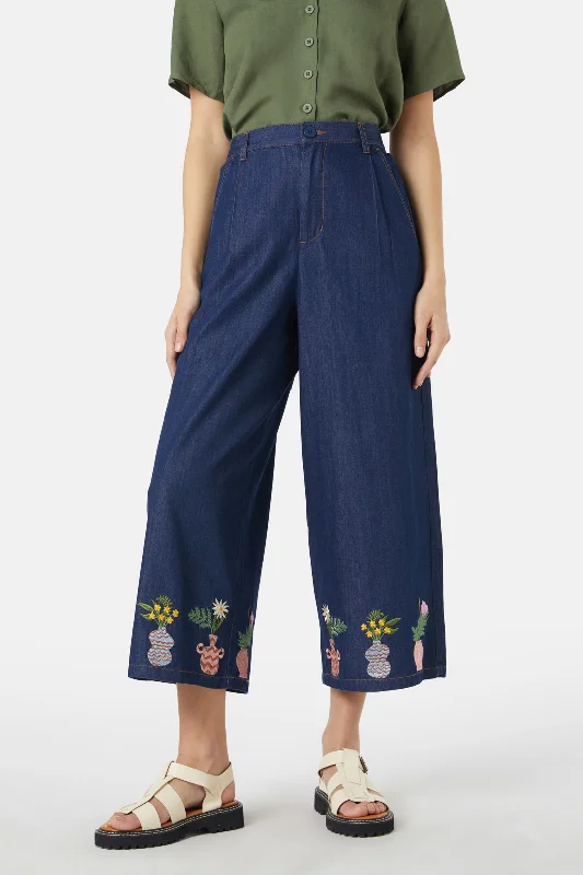 Online Only Pretty Vases Emb Pant