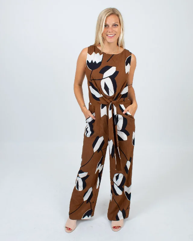 Hurry In Printed Jumpsuit