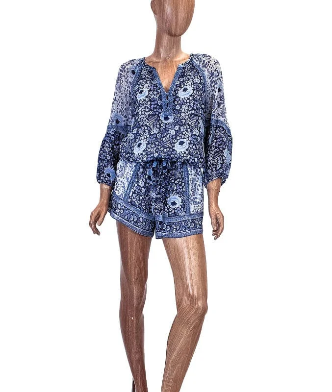 Great Deals Printed Long Sleeve Romper