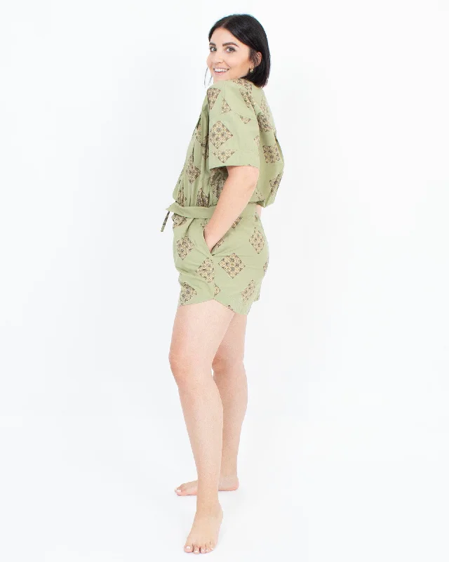 Limited Availability Printed Romper