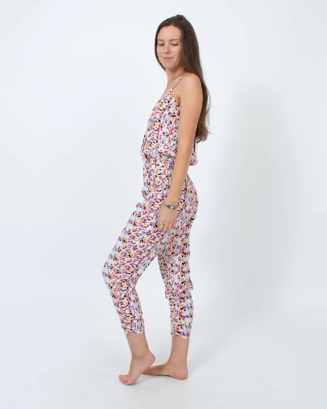 Limited Time Printed Sleeveless Jumpsuit