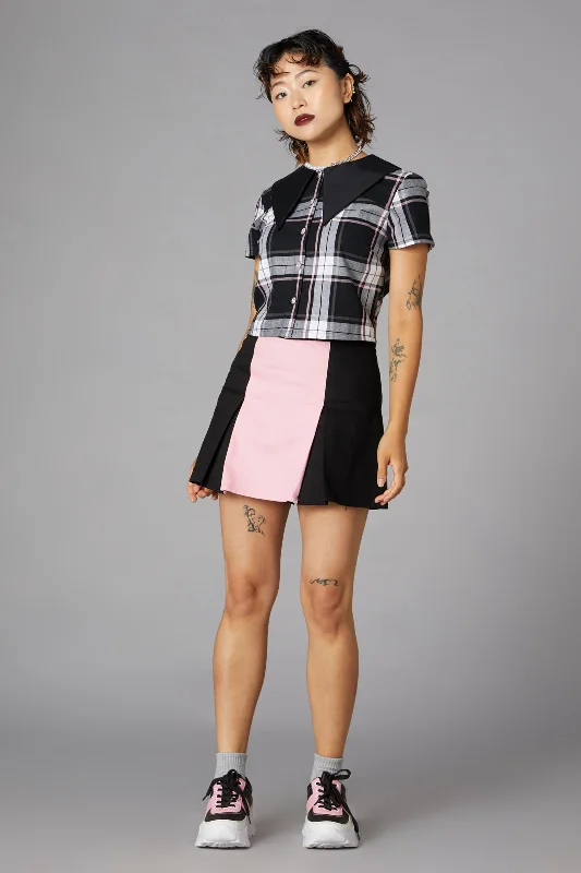 Massive Deals Punk Contrast Skort