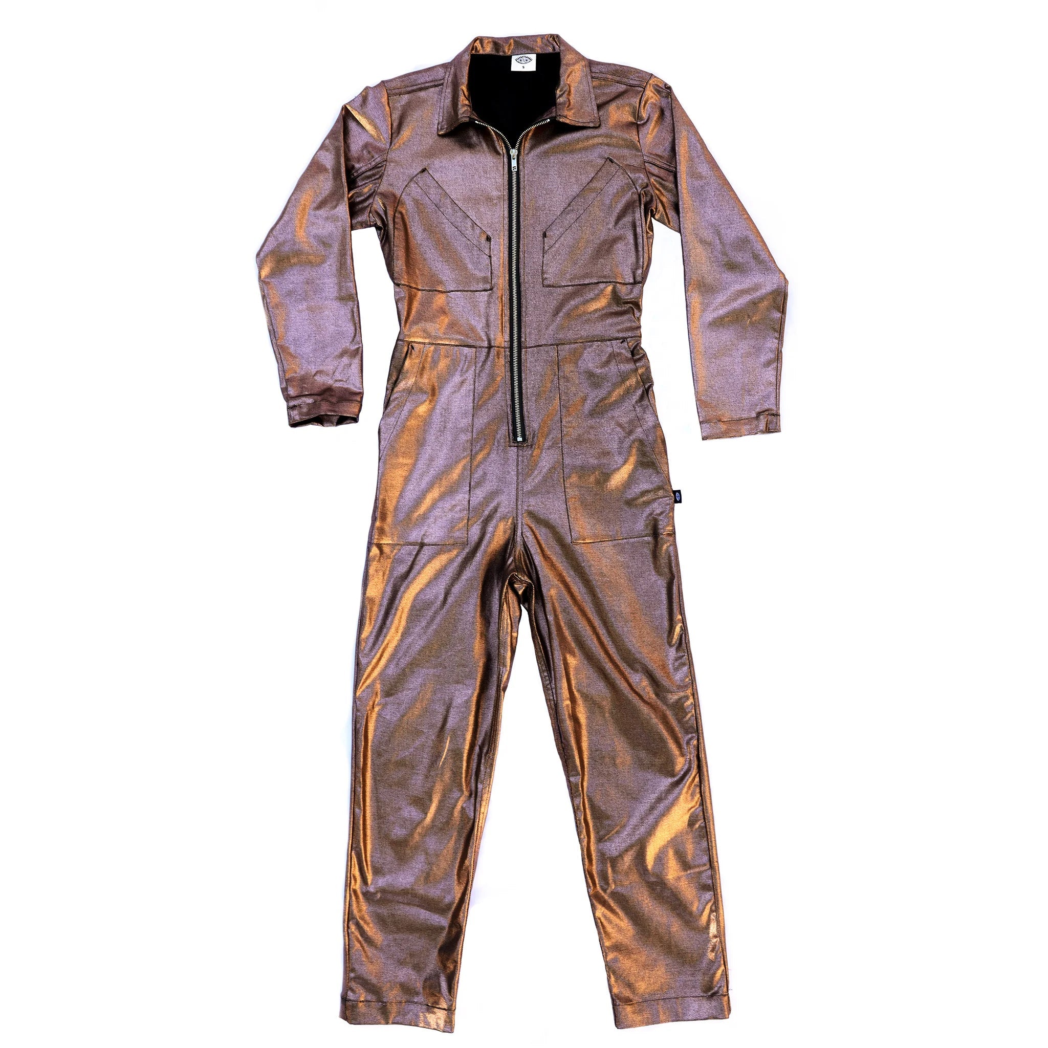 Closeout Sale Punkwasp Utility Jumpsuit - Metallic