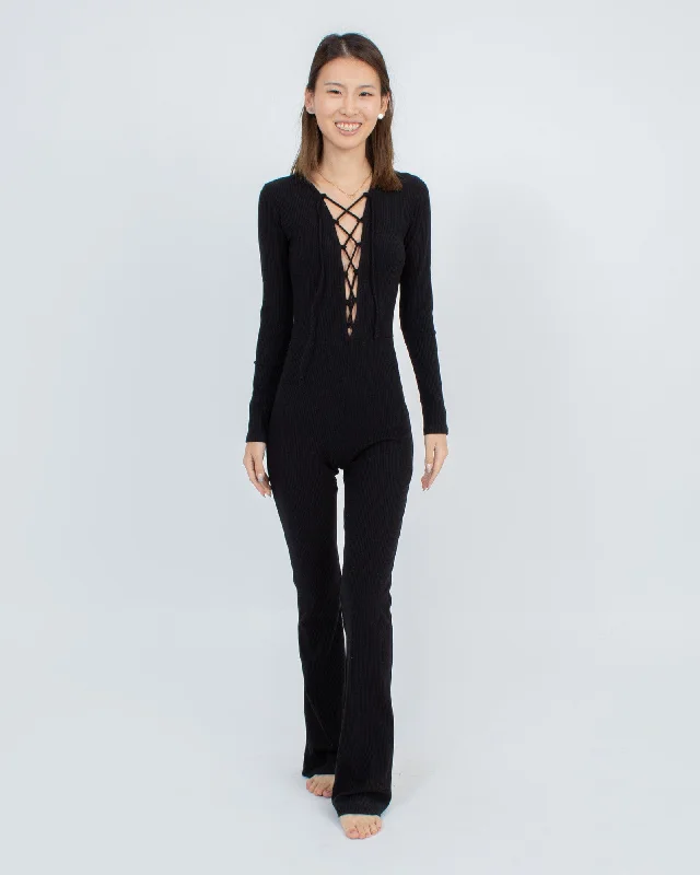New Markdowns Ribbed Jumpsuit